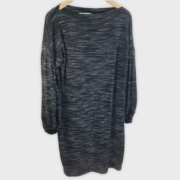 Max Studio black casual sweater mini dress - Picture 1 of 7